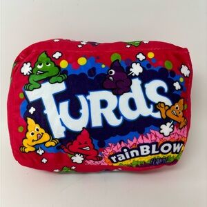 Junk Food Doody Plush 8” inch Turds Rainblow Poop Parody Nerds Candy New